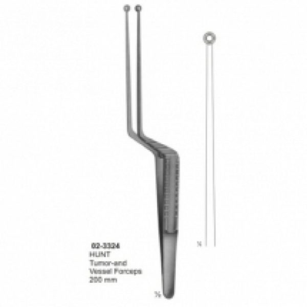 HUNT Tumor-and Vessel Forceps 200 mm