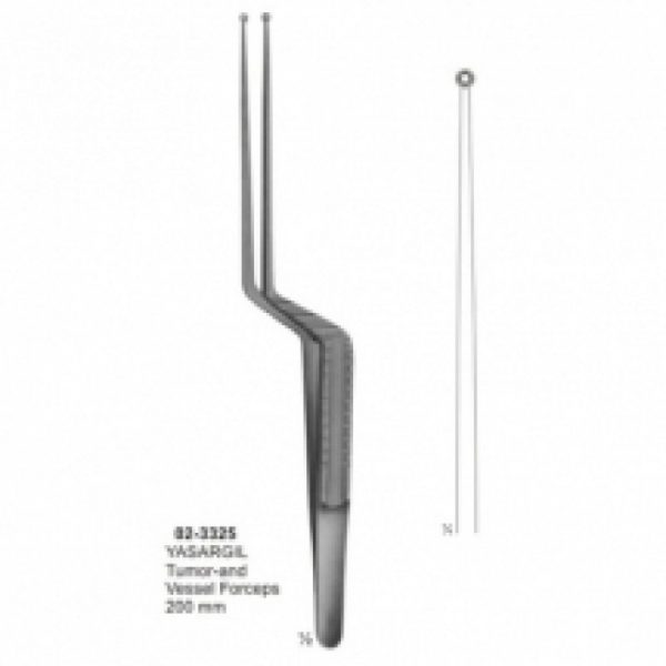 YASARGIL Tumor-and Vessel Forceps 200 mm